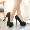 Damen Paillettenstoff Hoher Dünner Absatz Schuhe Offene Zehenpartie Glitzer Plateau Büro Nachtclub Party Bankett Laufsteg Influencer Dame Pumps