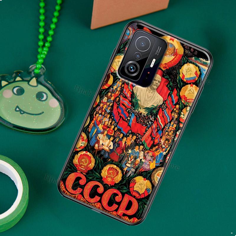 Soviet Union USSR CCCP Flag Case Cover For Xiaomi Mi 11 Lite 10T 11T Pro Phone Case For POCO X3 NFC M3 M4 Pro F2 F3