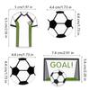 Soccer Ball Goal Player Figurine Cake Toppers Football Cake Decoration For Men Boy Birthday Party Sport Soccer Theme supplies