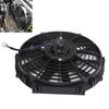 10in Slim Electric Cooling Fan Radiator 24V 80W 2100RPM 10 Straight Blades Universal for Car Electric Cooling Fan