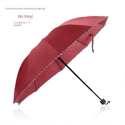 Large Ten-Rib Folding Umbrella for Two People, Business Use, Sun and Rain Protection, Sunshade Umbrella, Bulk Advertising Printing