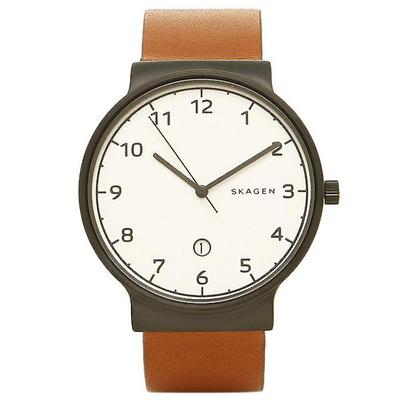 Zegarek SKAGEN SKW6297 Biały Czarny Brązowy [Skagen] [Produkt]