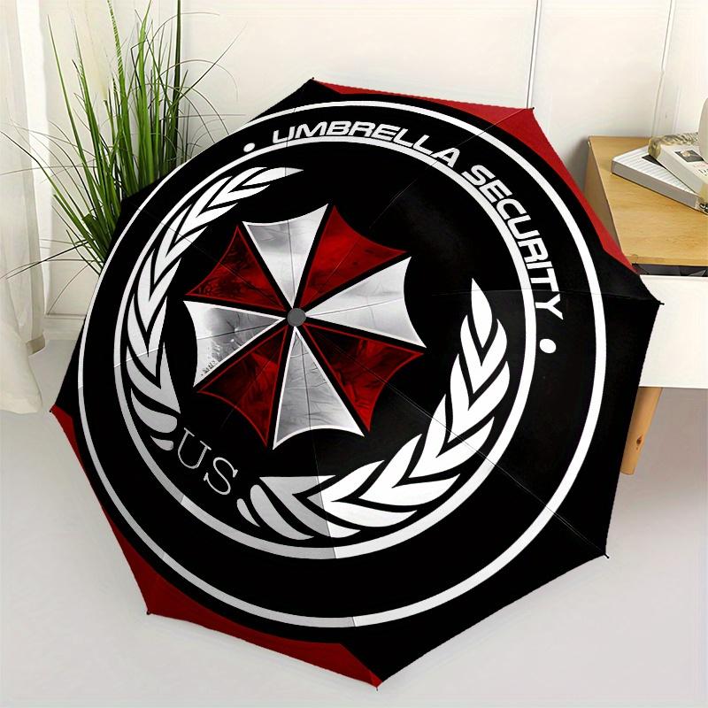 

Umbrella Corporation Security US Badge T Shirt Umbrella, Portable 3 Fold Compact Umbrella for Men & Women,S204