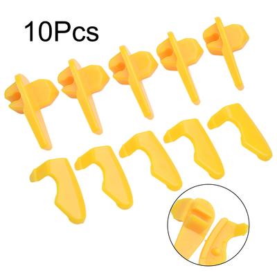 Lot de 10 protections de pneus en nylon pour changeur de pneus de voiture, protections de jantes pour montage en métal, tête de canard
