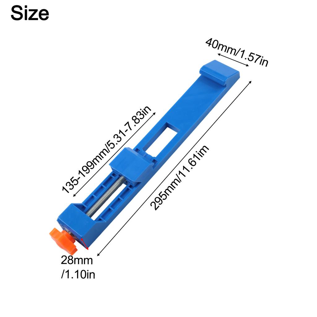 1/2pcs Adjustable Cutting Machine Base Guide Circular ABS Plastic Saw Milling Positioning Clamps Base Guide Power Tool Parts
