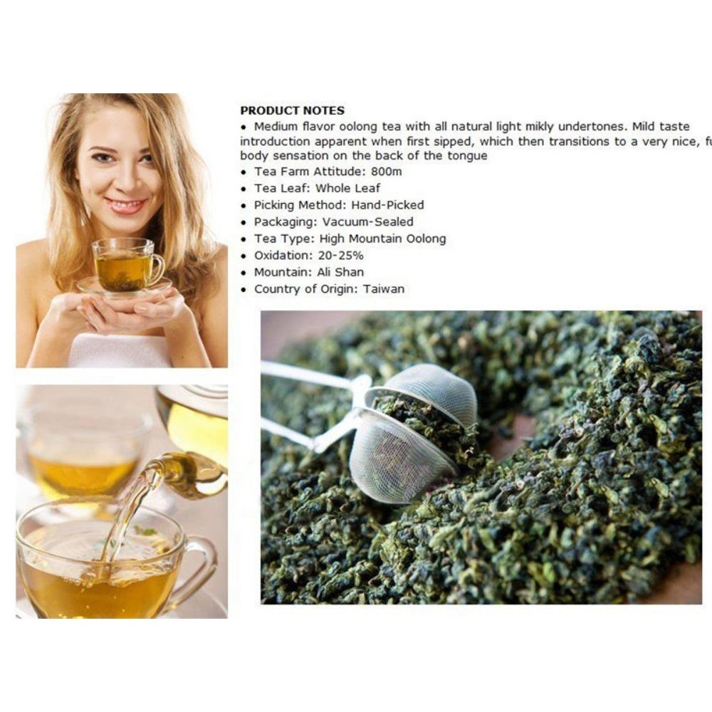 Organic Jin Xuan Milk Oolong Tea, 100g, Taiwan High Mountain Loose Leaf