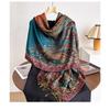 Women S Ethnic Style Court Paisley Print Tassel Long Scarf Elegant Shawl