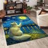 New Product Cat Gazes At Starry Sky Carpet for Living Room Bedroom Bedside Floor Mat Cloakroom Children Playing Mat Area Rug