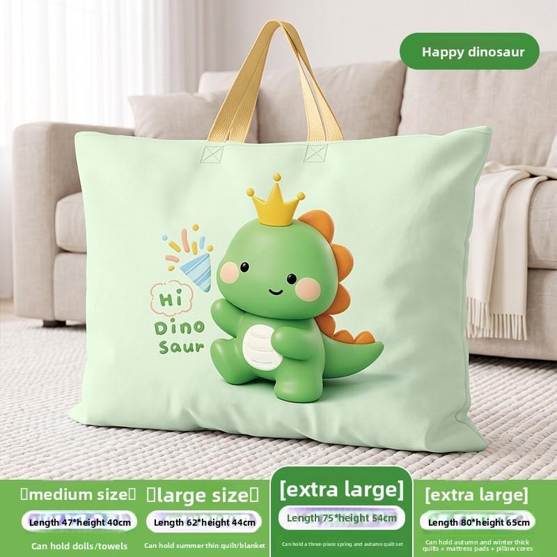 Toddler Bedroom Storage Bag For Clothes And Comforters With Handle Large Capacity