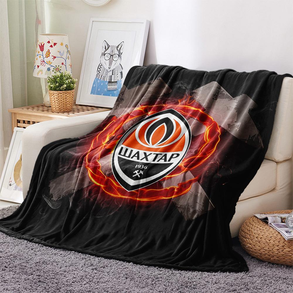 FC Shakhtar Donetsk  Print Flannel Blanket, High quality Comfortable for All Seasons, Home Decor, Warmth and Comfort