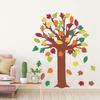 78 Pieces Classroom Tree Bulletin Board Set Autumn Thanksgiving Fall Tree Bulletin Board Decorations Fall Tree Cutout Maple Leaves Cutout for