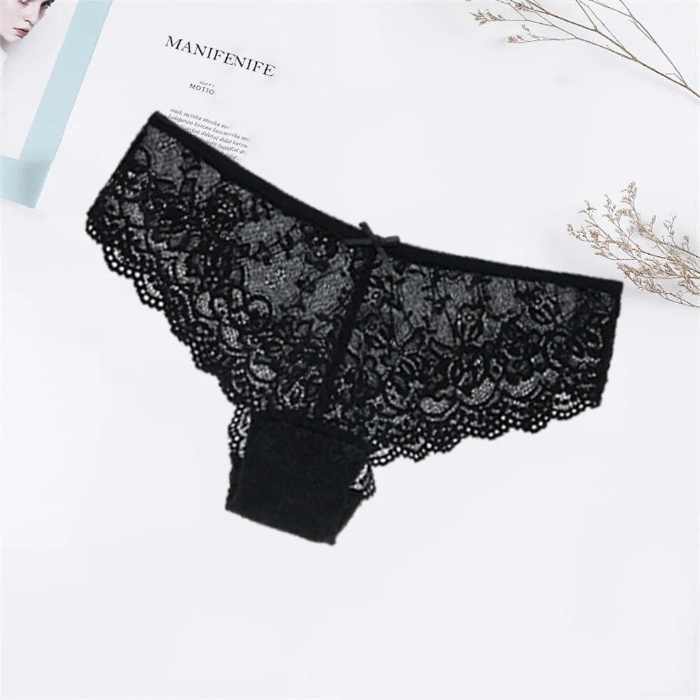 Sexy Floral Spitze Höschen Frauen Slips Niedrige Taille Weiche Dessous Komfortable Weibliche Unterwäsche Mädchen Dessous Höschen 6 teile/los
