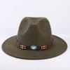 Popular European and American Classic Simple Flat-brimmed Top Hat Men's and Women's Fashionable and Elegant Versatile Jazz Hat Top Hat