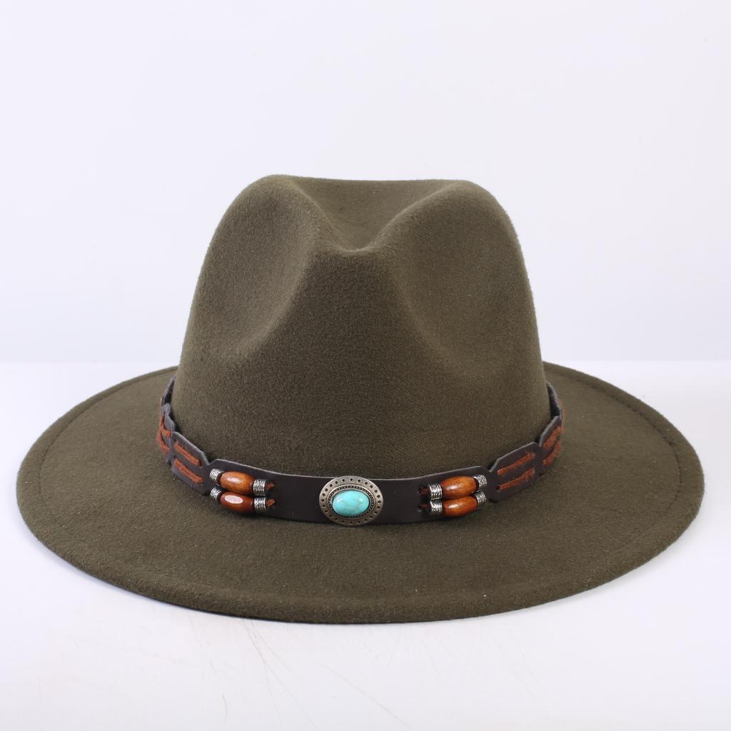 Popular European and American Classic Simple Flat-brimmed Top Hat Men's and Women's Fashionable and Elegant Versatile Jazz Hat Top Hat