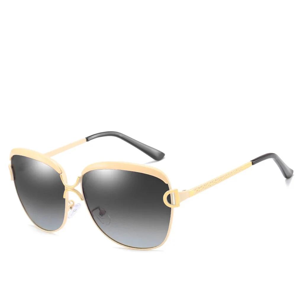 Square Sunglasses for Women Gradient Lens Round Sun Glasses Luxury Brand Fashion UV Protection