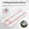 Golf Mini Putting Mirror Acrylic Golf Alignment Training Kits Teaching Equipment Putting Postures Correction Tool