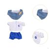 Doll Outfit Set with Top And Pants for Kids Birthday Celebration DIY Dress Up Hat