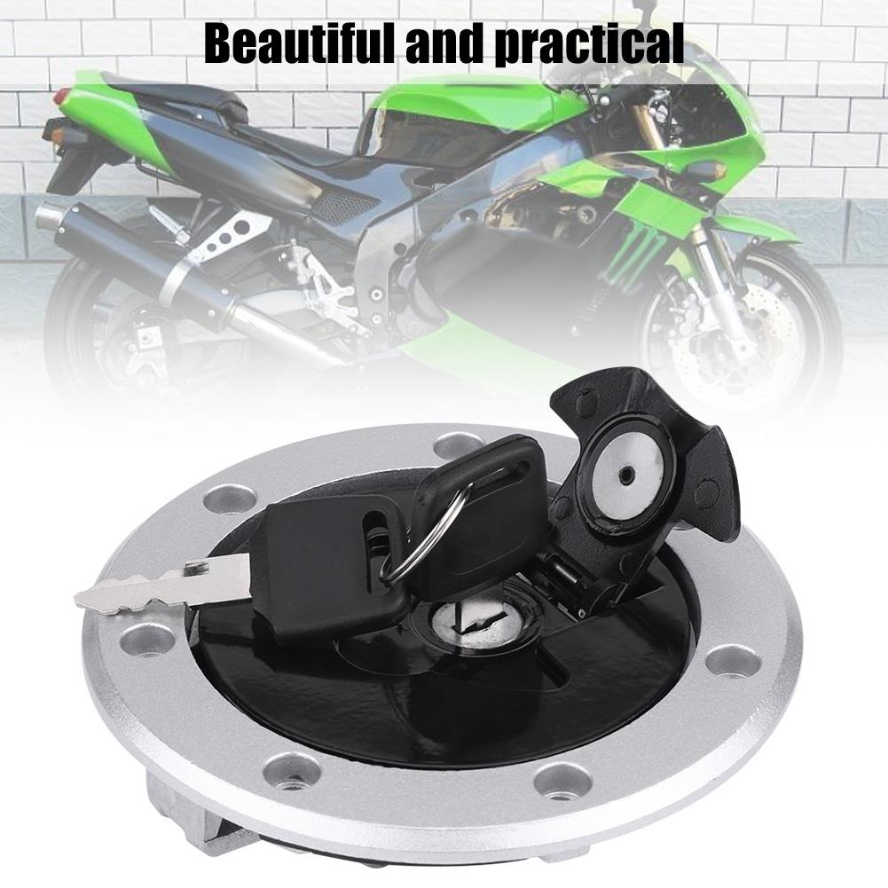 Tappo Serbatoio Carburante con 2 Chiavi per Kawasaki ZXR750 ZX 11 ZZR1100 ZX1100 GPZ1100