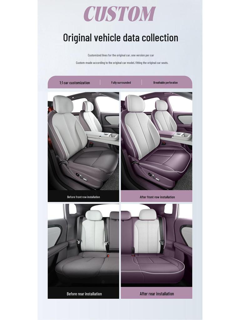 2026 Qiyuan A07 All-Season Full-Coverage Leather Car Seat Covers