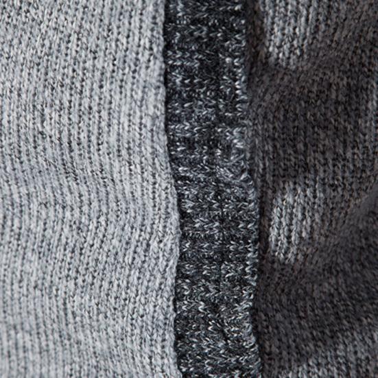 Zipper Closure Men Cardigan with Pocket Polyester Precisely Detail Men Sweater for Dating Wear