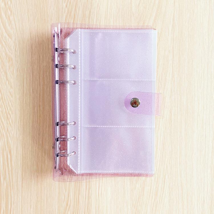 A5 A6 Binder Photocards Collect Book Postcards Organizer Journal Notebook With 10PCS Sleeves School Stationery