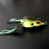 MUQZI Accesorio Deportivo 5 Piezas Rana Grande 3D Señuelo de Pesca Topwater Crankbait Anzuelos Cebo para Lubina Herramienta de Aparejo