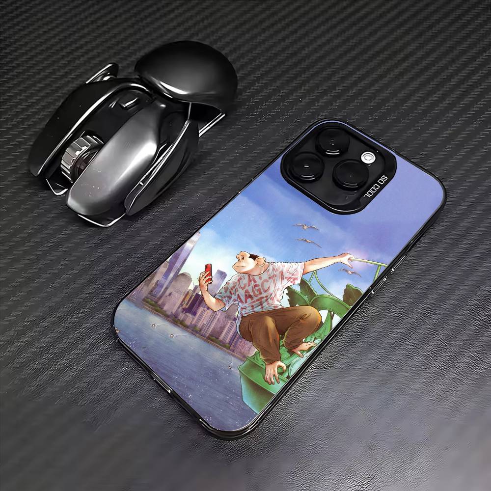 T-The Darwin Anime I-Incident  Phone Case For iPhone17,16,15,14,13,12,11 Plus,Pro Max Colored Silver Plated Inside Cover