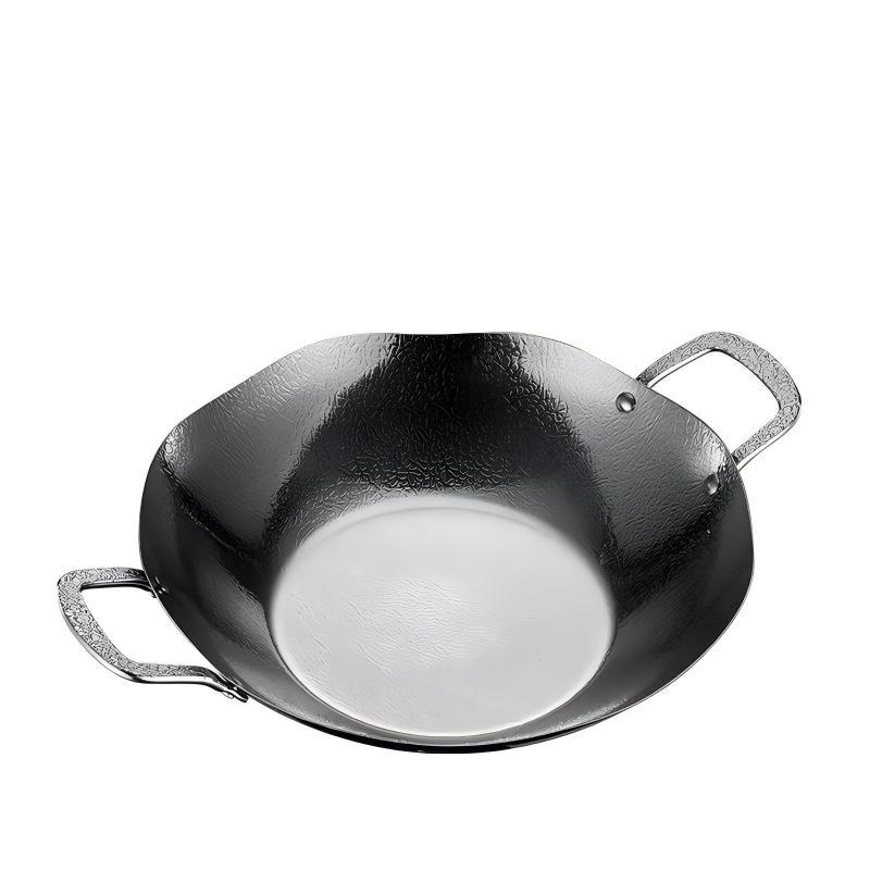 WuTuo Hammered Stainless Steel Lotus Leaf Hotpot