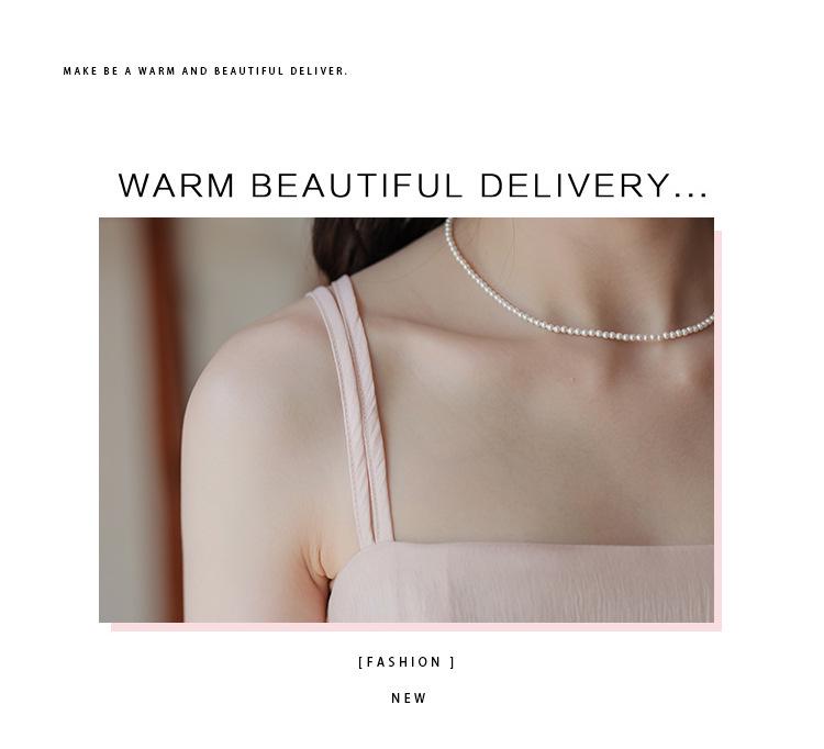 Women's Pink Fairy Mori-Style Sleeveless Long Camisole Dress for Summer Beach Vacation