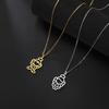 Cazador Angel Pendant Necklace for Women Christian Amulet Neck Chain Angel Baby Stainless Steel Jewelry Birthday Gifts New