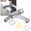 Bathroom Sink Taps, Public Kitchen Bathroom Chrome Plated Self Closing Water Saving Time Delay Basin Sink Tap Faucet.