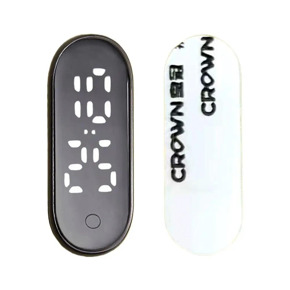 Luminous Motorcycle Car Clock Auto Internal Stick-On Waterproof Watch Quartz Auto Clocks Accessories Ornament Car Mini Mech T1L2