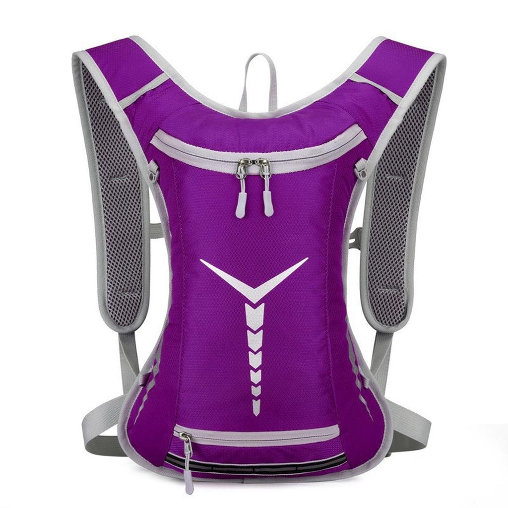 1PCSLightweight Waterproof Hydration Backpack for Running Hiking Cycling-Insulated Breathable Unisex Pack with Reflective Strips