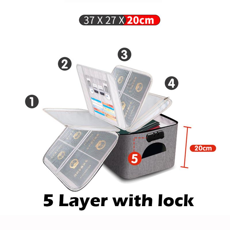 

Сумка для хранения документов, домашняя папка, многослойная, многофункциональная, большой емкости, сумка для хранения документов, аксессуары, принадлежности