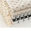 Nordic Cotton Linen Tablecloth Soft Comfortable Durable Waterproof Heat Insulation Square Tassel Trendy Fresh Dining Table Cloth