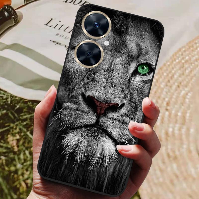 Für Huawei Nova 11i Hülle Nova11i 11 i Schwarzer Wolf Weiche TPU Silikon Rückseite Für Huawei Nova 11i MAO-LX9 Handyhülle Funda Coque