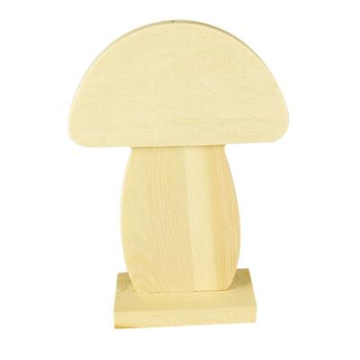Wooden Toy Mushroom 13 X 9 X 4 Cm