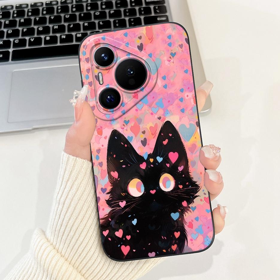 For Huawei Pura 70 Pro 5G Case Cute Cartoon Cover Shockproof Soft TPU Phone Cases For Huawei Pura 70 Pro Plus Pura70 Pro+ Fundas