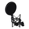 Mic Shock Mount Holder Professional Microphone Stand Shock Mount with Shield Filter Screen Studio Stand