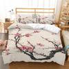 3D Printed Plum Blossom Bedding, Flower Down Duvet Cover Pillowcase, 2/3pc Women's Cover Gift, Chinese Style Bed Cover, King Queen Bed