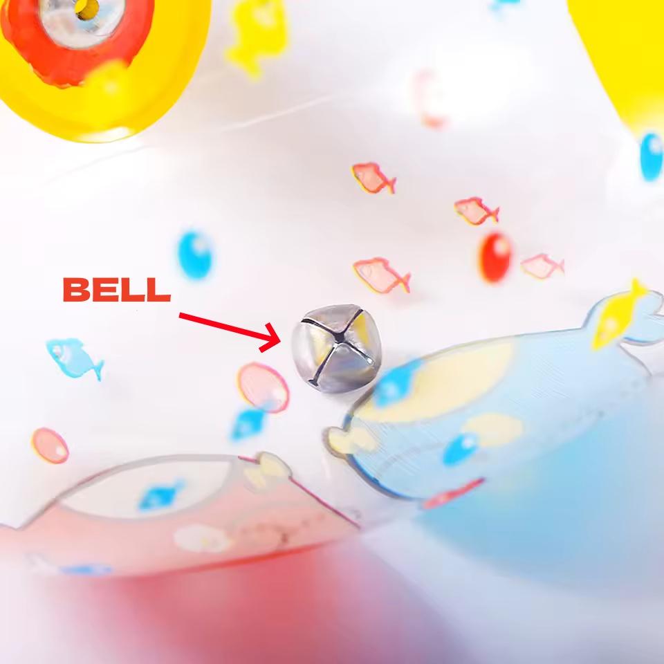 3pcs Cartoon Animal 3D Inflatable Hammer with Bell Summer Beach Children's Birthday Party Toy Pinata Fillers Goodie Bag