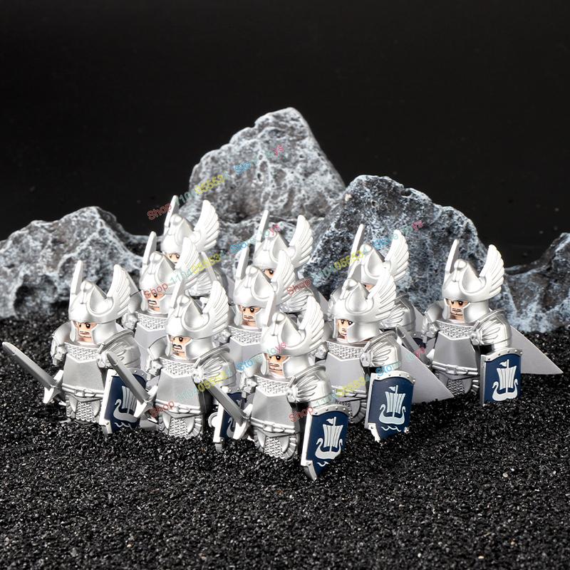 Movie Series Orc Uruk-hai Army Action Figures Mini Bricks Doll Assemble Building Blocks MOC DIY Toys for kid gift