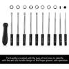 10PCS Carburetor Adjustment Tool Screwdriver Kit, Carburetor Adjustment Set Screwdriver Card Tool for 2 Cycle Small Engine Trimmer