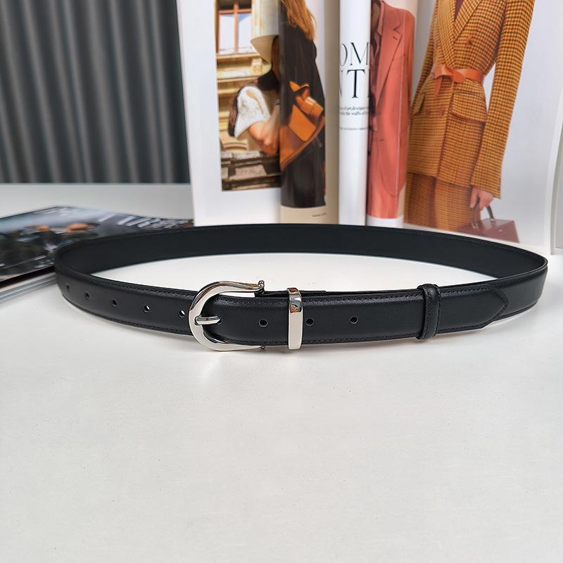 elt ew omen s eather Belt ashion remium ersatile kinny Belt 105*2.8cm (supports customized sizes)