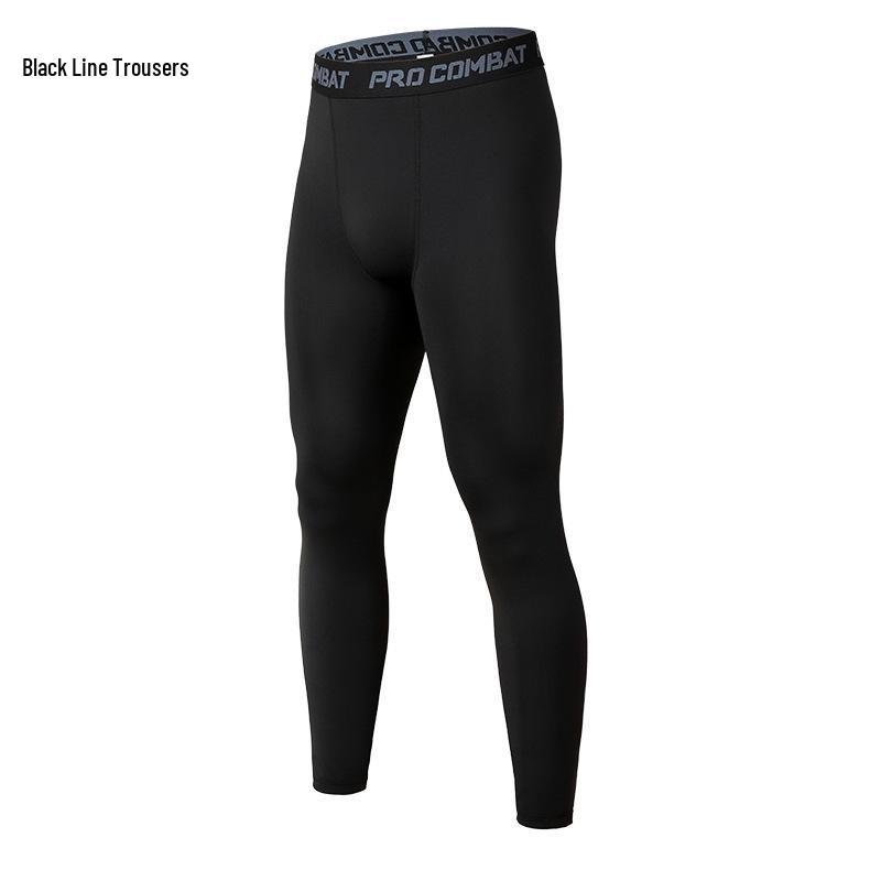 

Men s Quick-Dry Breathable Compression Pants for Running and Basketball XL