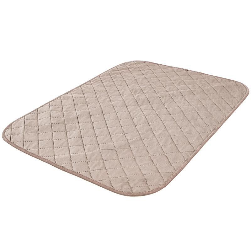 

Dog Pee Pads, Reusable Washable Mats, Bamboo Fiber Sofas Raincoats Absorbent Pee Pads, Training Diaper Pads for Puppies and Cats 60x45cm бежевый