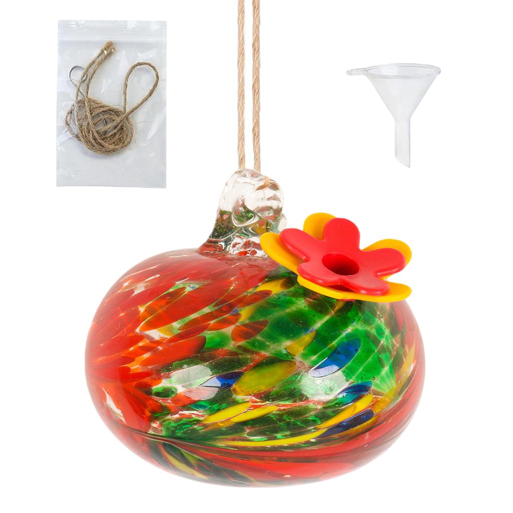 Window Hummingbird Feeder with Suction Cups Small Hummingbird Feeder Flower Feeding Ports Hanging Bird Feeder for Outside Window