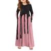 Girls' Maxi Dress Halloween Day- Long Sleeve Pocket Dress
