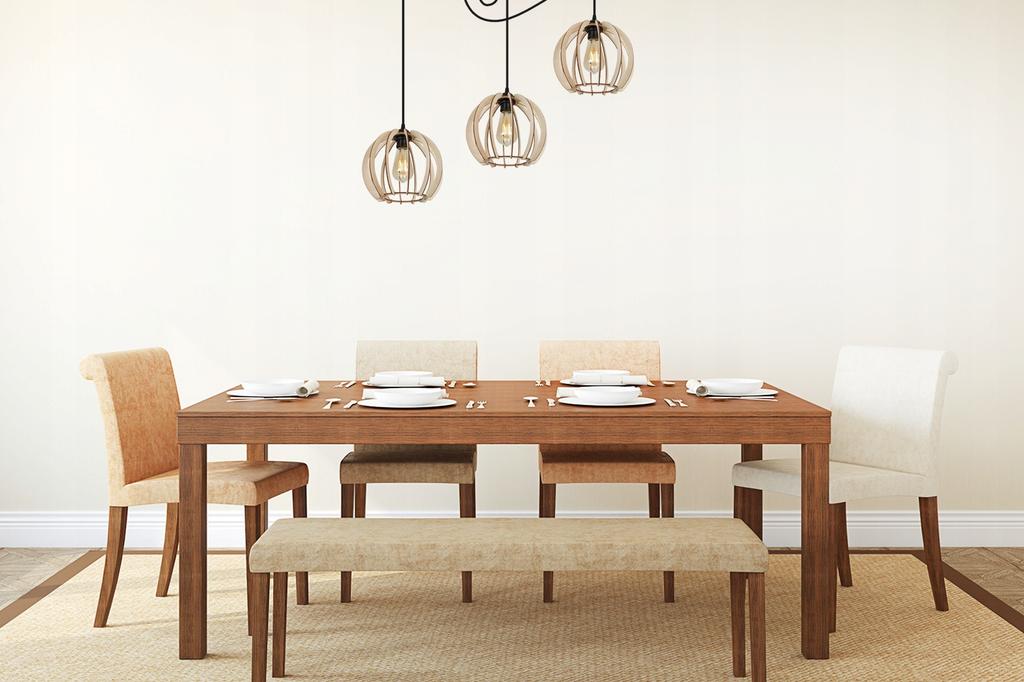 MODERN WOODEN LED CEILING HANGING LAMP