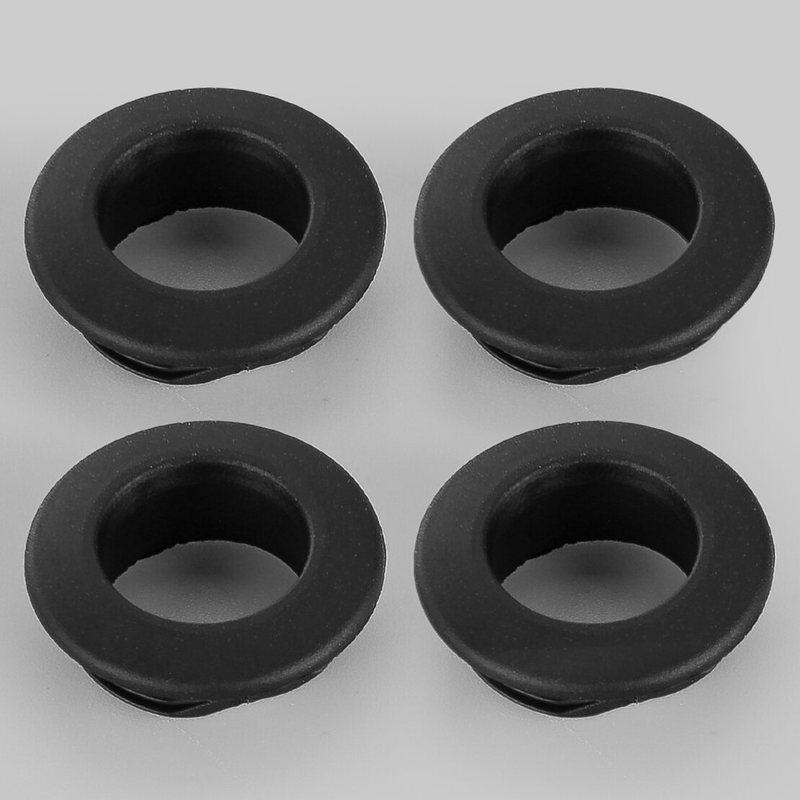 

4pcs Black Door Lock Pin Knob Trim Ring Grommet Fit For Volvo S80 S60 V70 XC70 XC90 39978890